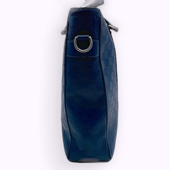 Auth Louis Vuitton Large LV Tadao PM Neptune Blue Damier Infini Tote Bag - Picture 6 of 14